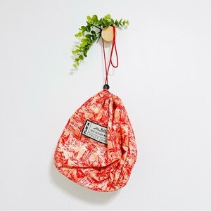 Kavu Drawstring Pouch Hiking Outdoors Orange Print